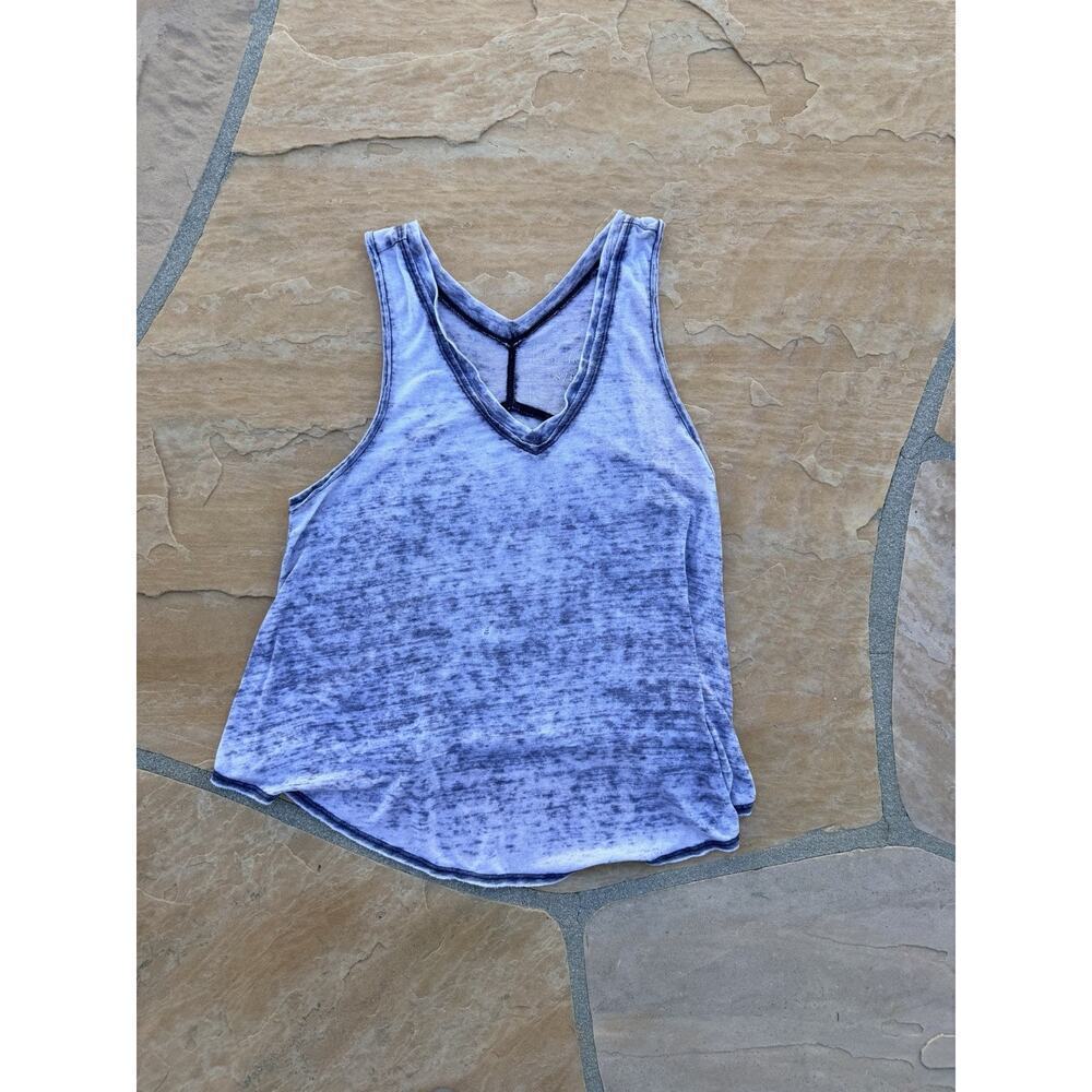 Free People Women's Grey Sleeveless Flowly Tank Top ~ In A Women's Size S